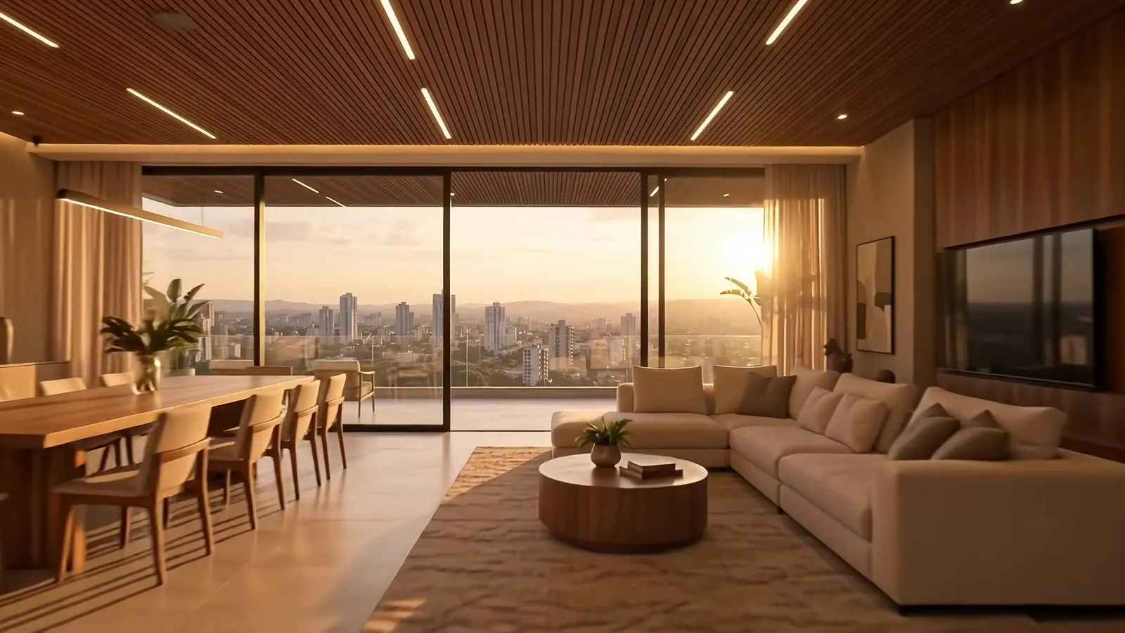 Living com vista