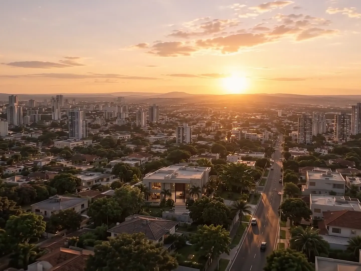 Vista aérea de Cascavel